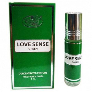 Арабское парфюмерное масло Чувство Любви (Love Sense Green), 6 мл