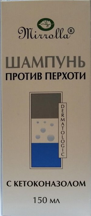 К4 Шампунь Мирролла Кетоконазол от перхоти 150 мл РОССИЯ