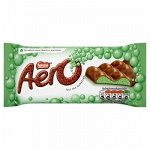 Молочный пористый шоколад Nestle Aero Перечная мята 90 гр