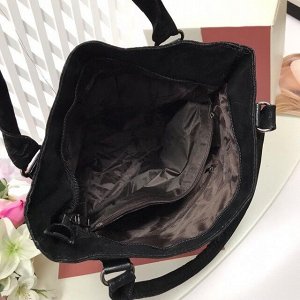 Классическая сумочка Mahito формата А4 из матовой эко-кожи цвета тёмный индиго.