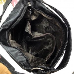 Сумка-рюкзак Tempo из матовой эко-кожи черного цвета.