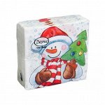 Салфетки бумажные 40шт 2слоя 25*25см