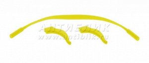 Шнурок со стопперами силиконовые (желтый)