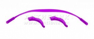 Шнурок со стопперами силиконовые (фиолетовый)