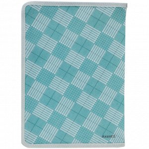 Папка объемная на молнии Axent 1804-18-A, А4+, Tartan Green