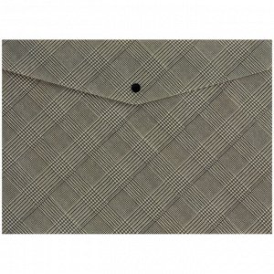 Папка на кнопке Axent 1495-20-A, А4+, Tartan Olive