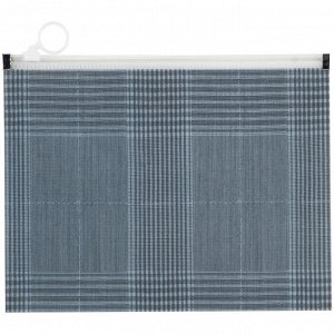 Папка на молнии zip-lock Axent 1498-17-A, А5+, Tartan Gray