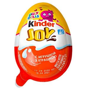 Шоколадное яйцо Kinder Joy UGLY DOLLS 20 г