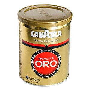 Кофе LAVAZZA QUALITA ORO 250 г ж/б молотый