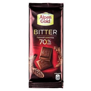 Шоколад Альпен Гольд Биттер горький 70% 80 г
