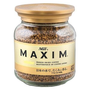 Кофе AGF MAXIM GOLD растворимый 80 г ст/б