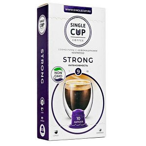 Кофе капсулы SINGLE CUP STRONG 1упх 10 капсул