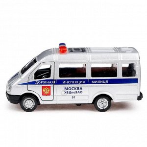 Автобус металлический «Спецслужбы», открываются двери, инерция, МИКС