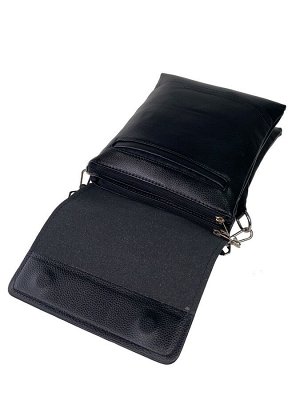 Небольшая сумка-планшет для мужчин из искусственной кожи, цвет чёрный