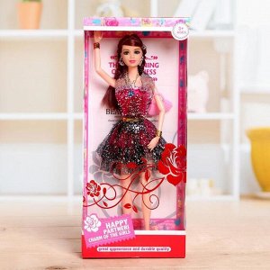 Кукла модель шарнирная «Алла» в платье, МИКС