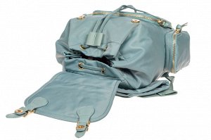 Текстильный женский рюкзак, цвет голубой