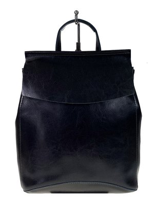 Рюкзак-трансформер из натуральной кожи, цвет тёмно-серый