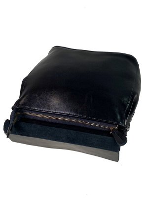 Рюкзак-трансформер из натуральной кожи, цвет тёмно-серый