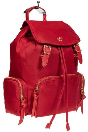 Текстильный женский рюкзак, цвет красный