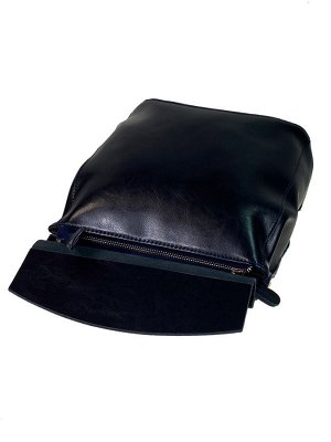 Рюкзак-трансформер из натуральной кожи, цвет тёмно-синий