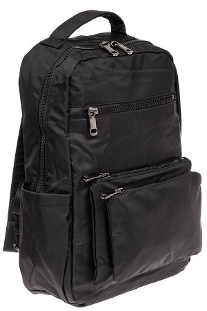 Мужской рюкзак из текстиля, цвет черный