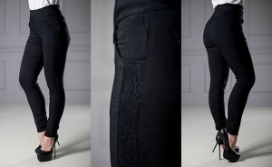 Женские брюки 598- Черные