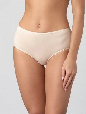 LUI et ELLE EC0359 beige Трусы женские Макси Слипы из хлопка, с широкой удобной боковой частью.