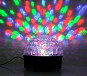 Музыкальный диско шар Led Crystal Magic Ball Light