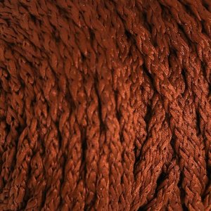 Шнур для вязания "Классик" без сердечника 100% полиэфир ширина 4мм 100м (коричневый)