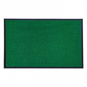 Коврик придверный влаговпитывающий, ребристый, «Стандарт», 60*90 см, цвет зелёный