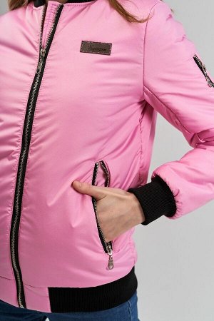 Женский бомбер-пилот розовый (t до -5°C)