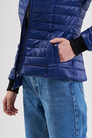 Куртка-бомбер Скинни" синий" (t до 0 °C)