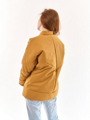 Куртка-бомбер Нью горчица (t до -5°C)