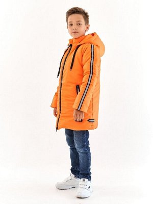 Полупальто для мальчика оранжевый