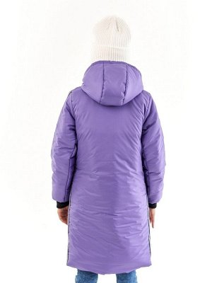 Пальто для девочки Спорт черничный (t до -25 °C)