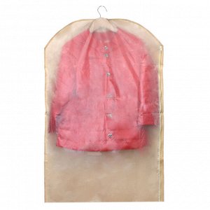 Чехол для хранения одежды с прозрачной вставкой,65х100см