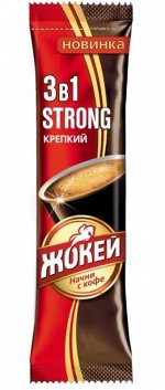 Кофе Жокей Крепкий 3 в 1 12г 1/10/10 (нов), шт