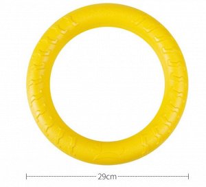 Игрушка для животного, кольцо большое, цвет желтый