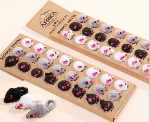 Набор игрушек для животного "Мышки с именами" (24 шт)