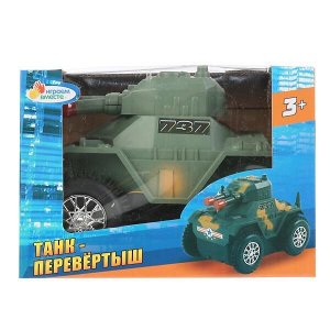 A090-H01016-R Машина-перевертыш на бат. в русс. кор. Играем вместе в кор.2*48шт