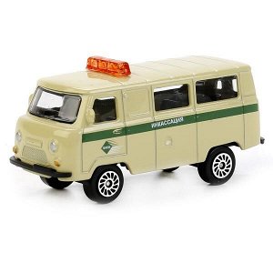 CT12-391-B-WB МАШИНА "ТЕХНОПАРК" МЕТАЛЛ. УАЗ 39625 СПЕЦСЛУЖБА 1:72 В КОР. В ДИСПЛЕЕ УП-36ШТ в кор.2*4уп