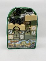 Детский конструктор Super Military в рюкзачке 46 деталей