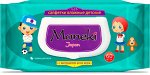 Салфетки влажные Maneki Kaiteki детские с экстратом АЛОЭ ВЕРА 60 штук