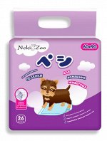 Пеленки для домашних животных &quot;NekiZoo&quot; гигиенич. впитывающ., одноразовые, р-р 60х90см, 26 шт./упак