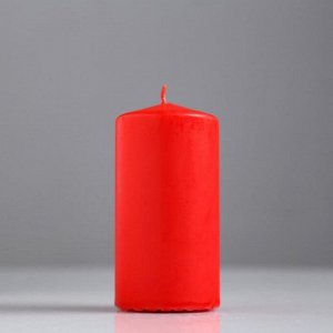 Свеча Классическая "Аромат Огня", красная, лакированная