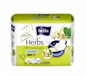 Прокладки BELLA Herbs tilia komfort soft Липовый цвет 10 шт