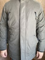 Мужская зимняя куртка Hermzi, цвет Темный хаки