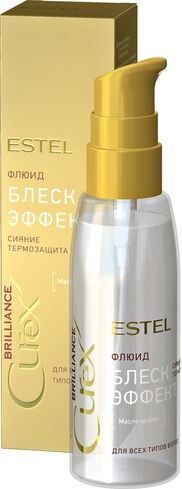 CR100/FB Флюид "Блеск-эффект" для всех типов волос CUREX BRILLIANCE (100 мл)