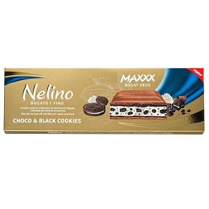 Шоколад Nelino Choco &amp; Black Cookies 250 г
