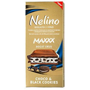 Шоколад Nelino Choco &amp; Black Cookies 80 г